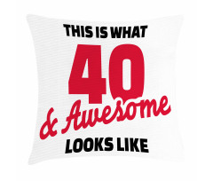 40 Pillow Cover