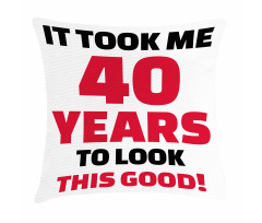 40 Looking Pillow Cover