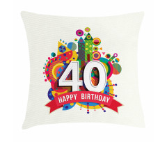 Cartoon Banner Pillow Cover