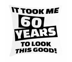 Slogan Party Words Pillow Cover