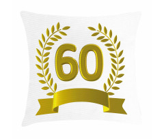 Golden Age Birthday Pillow Cover