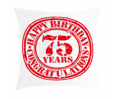 Aged Display Stamp Pillow Cover