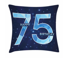 Birthday Theme Stars Pillow Cover