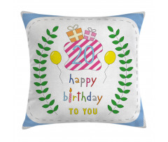 Birthday 20 Years Pillow Cover