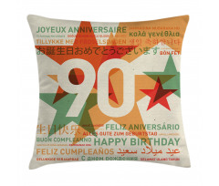 Old Age Celebrations Pillow Cover