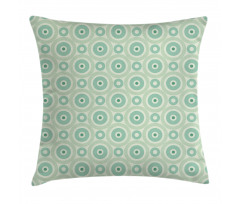Retro Circles Geometric Pillow Cover