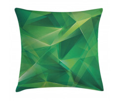 Geometric Crystal Pillow Cover