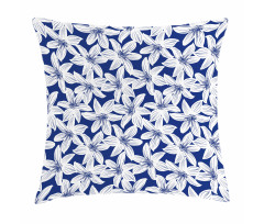 Hibiscus Flower Petals Pillow Cover