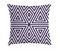 Symmetric Triangles Pillow Cover