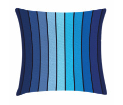 Plaques in Blue Borders Pillow Cover