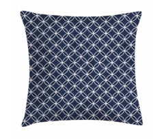 Trellis Inspired Circles Pillow Cover
