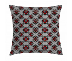 Moroccan Flower Rose Pillow Cover