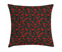 Mystic Rose Swirls Pillow Cover