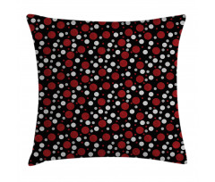 Snow Like Polka Dots Pillow Cover