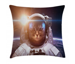 Kitty Lunar Eclipse Pillow Cover