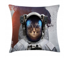 Grunge Cosmonaut Suit Pillow Cover