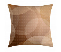 Overlapping Circles Dots Pillow Cover