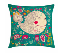 Happy Sea Giant Blooms Pillow Cover