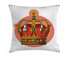 Baroque Crown Coronet Pillow Cover