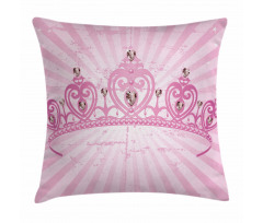 Pink Princess Pillow Cover