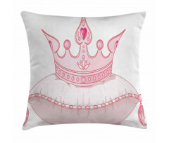 Cartoon Crown Pillow Cover
