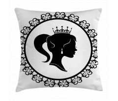 Profile in Frame Noble Pillow Cover