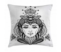 Folk Fantasy Art Pillow Cover