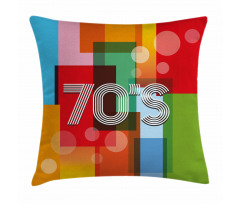 Retro Art Seventies Pillow Cover