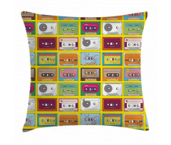 Audio Casette Tape Pillow Cover