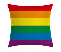Gay Parade Flag Freedom Pillow Cover