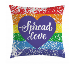 Spread Love Heart Pillow Cover
