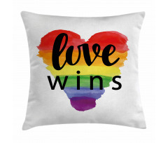 Gay Parade Slogan Pillow Cover
