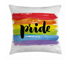 Watercolor Artwork LGBT Pillow Cover
