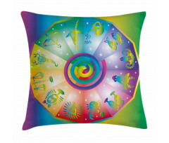 Hippie Style Zodiac Pillow Cover