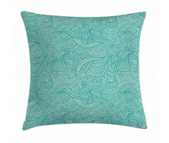 Vintage Botanic Leaves Pillow Cover