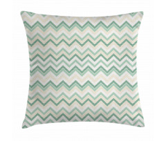 Blurry Abstract Zig Zag Pillow Cover