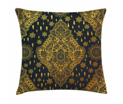 Boho Paisley Folklore Pillow Cover