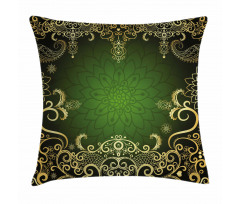 Frame Lotus Pillow Cover