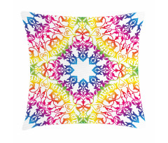 Abstract Lace Swirls Ivy Pillow Cover