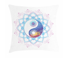 Yin Yang Swirls Pillow Cover