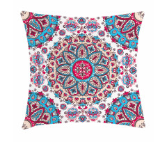 Oriental Style Floral Retro Pillow Cover