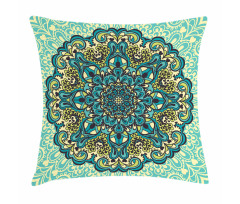 Abstract Flower Vibrant Pillow Cover