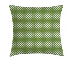 White Simple Polka Dots Pillow Cover