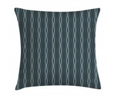 Under the Sea Wave Lines Pillow Cover