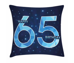 Numbers Pillow Cover