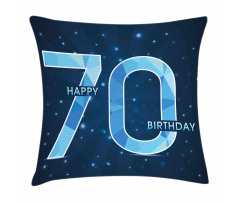 Stars Space Party Pillow Cover