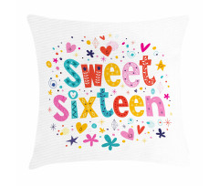 16 Blossoms Pillow Cover