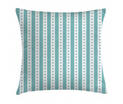 Retro Dots and Stripes Pillow Cover