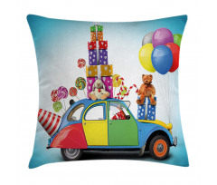 Car Hat Toys Lollipops Pillow Cover
