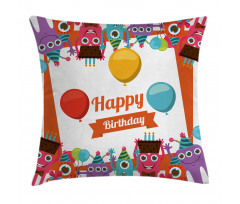 Birthday Party Pillow Cover